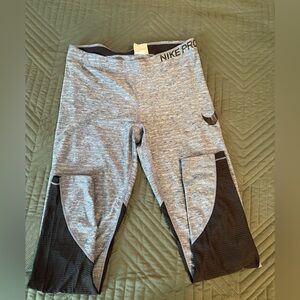 Nike Pro Heather Navy Leggings women’s XL